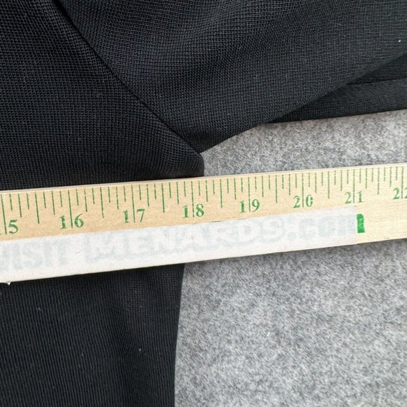 Ming Wang Cardigan Womens S‎ Black Green Geometric Embroidered Knit 3/4 Sleeve - Picture 9 of 10